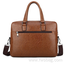 OEM PU leather handbag/briefcase/laptop bag for men